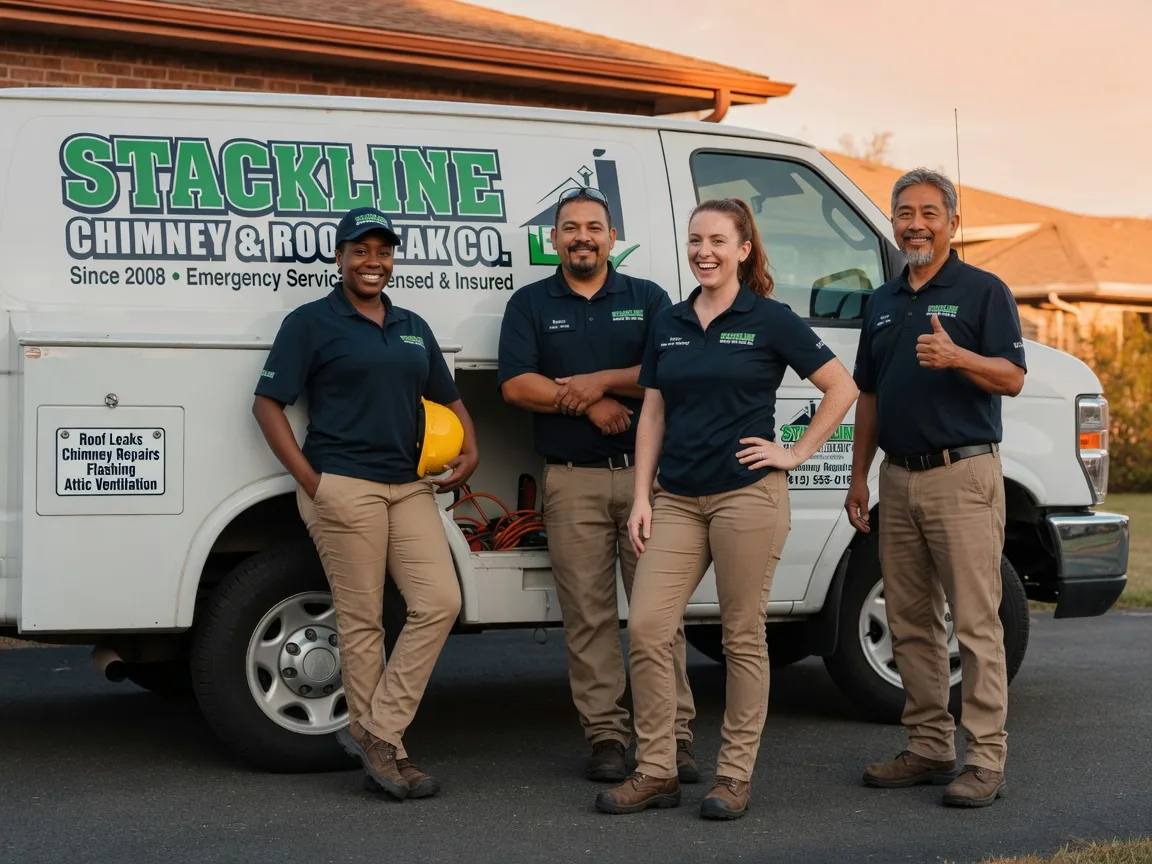 Chimney flashing repair company in Decker, MI